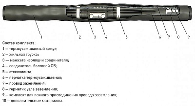 Кабельная Муфта 4 СТП-1 (25-50) с соединителями ЗЭТА – ТД «КЭМ»